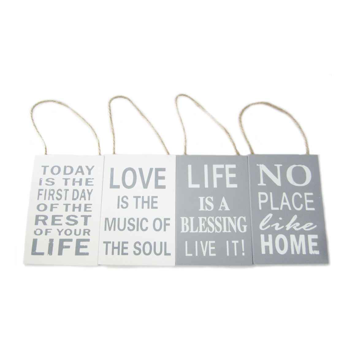 QUOTE HANGING SIGNS SET 1 3ASSTD WITH HANG TAG