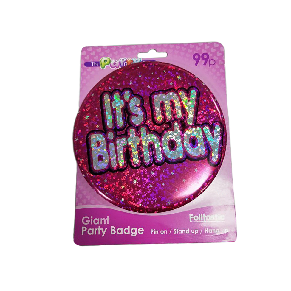 16CM FATHER DAY BADGE ON CARD