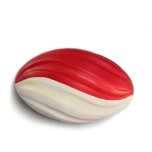 20CM PU SPONGEY RUGBY BALL 2 COLOUR PANTON