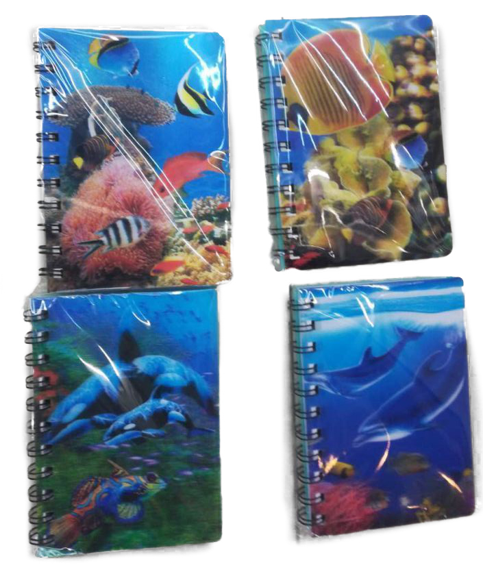 3D14.4*10.2 CM SEALIFE NOTE IN 48PC DISPLAY BOX