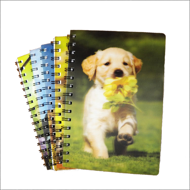 3D14.4*10.2CM CATS&DOGS NOTEBOOK IN 48PC DISPLAY BOX