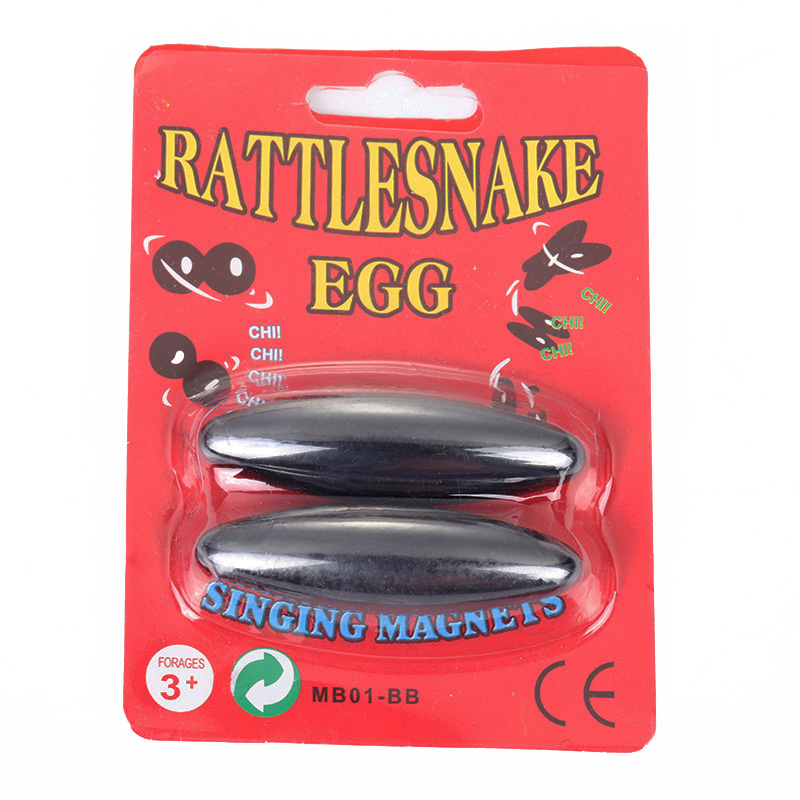 2PCS 6CM RATTLE SNAKE MAGNETS ON BLISTER CARD