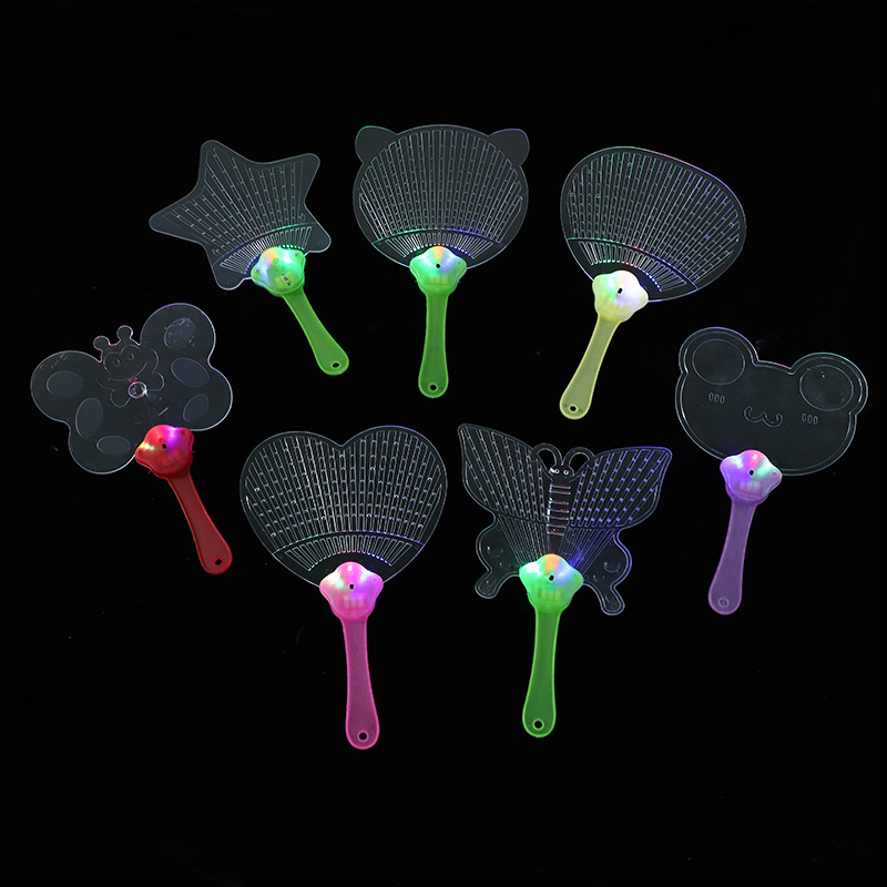 3ASST LIGHT UP PADDLE WAND IN POLYBAG W/HEADER CARD 3 STYLES