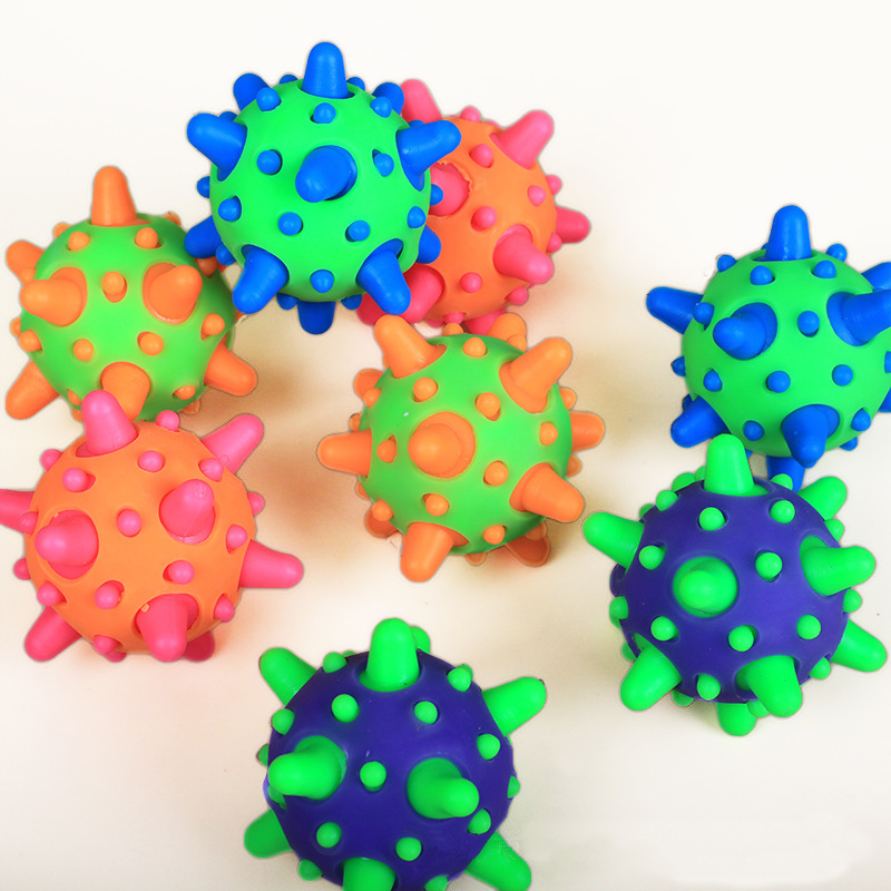 LIGHT UP FUNNY BOUNCING METEOR BALL 12PCS D/BOX