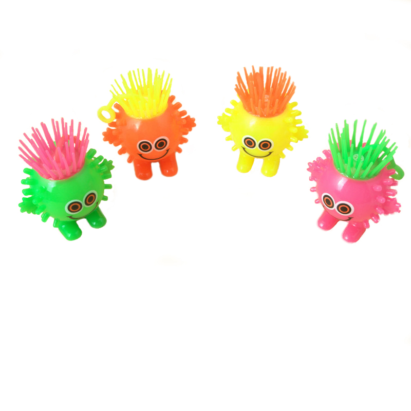 7.5CM STANDING SPIKEY MAN W/HAIR AND LIGHT 24 D/BOX