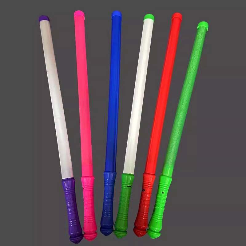 50x2CM 4xBULB 3xFUNCTION FLASH SPIRAL GLITTER BATON IN PBHC