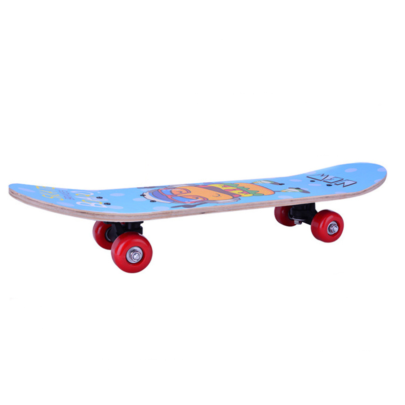 17''x5''RETRO WOODEN SCHOOL SKATEBOARD 6ASST DESIGNS