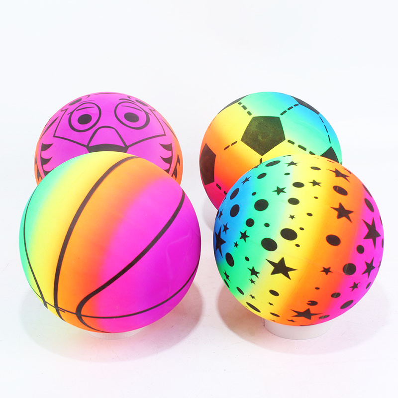 8''SOCCER BALL WITH BEACHLINGS DSGN 4ASSTD