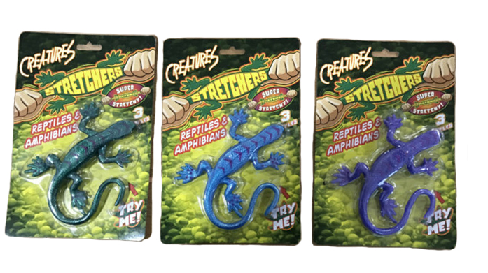 STETCH CREATURES IN BLISTER CARD