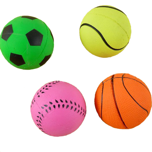 6.3CM RUBBER BOUNCING BALL IN DISPLAY BOX