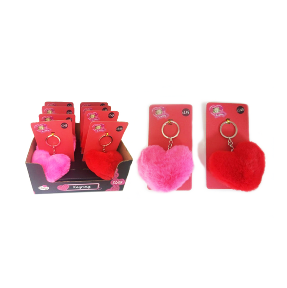 VALENTINE HEART KEYRING