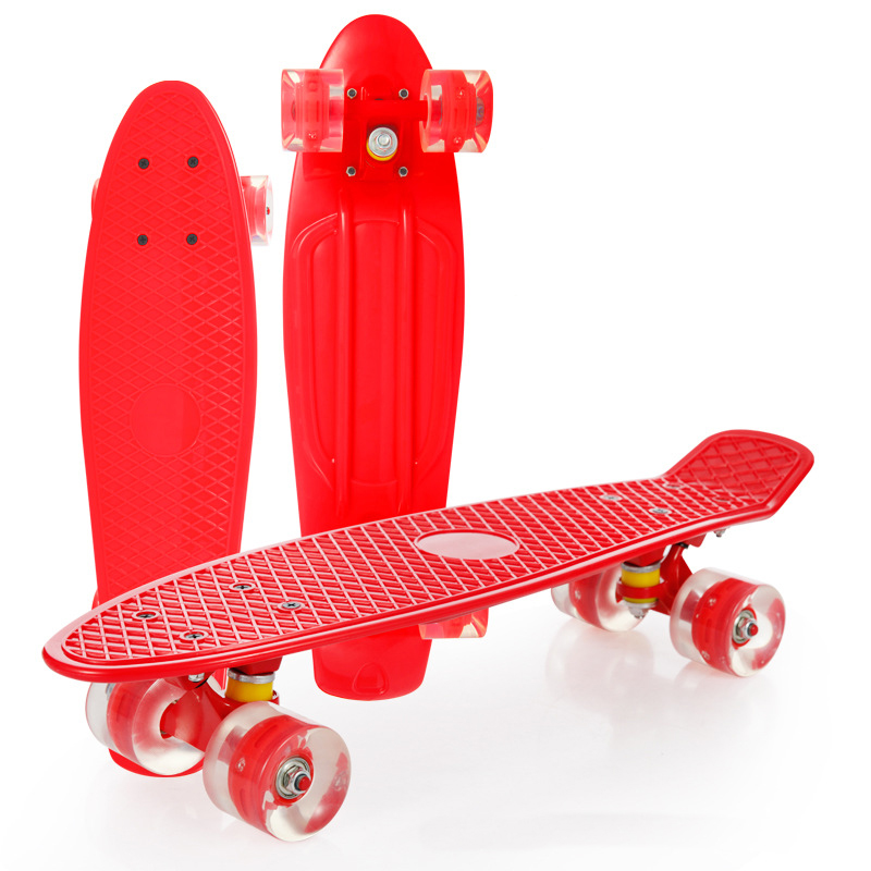 22''RETRO SKATEBOARD BRIGHT COLOUR WITH HANGTAG