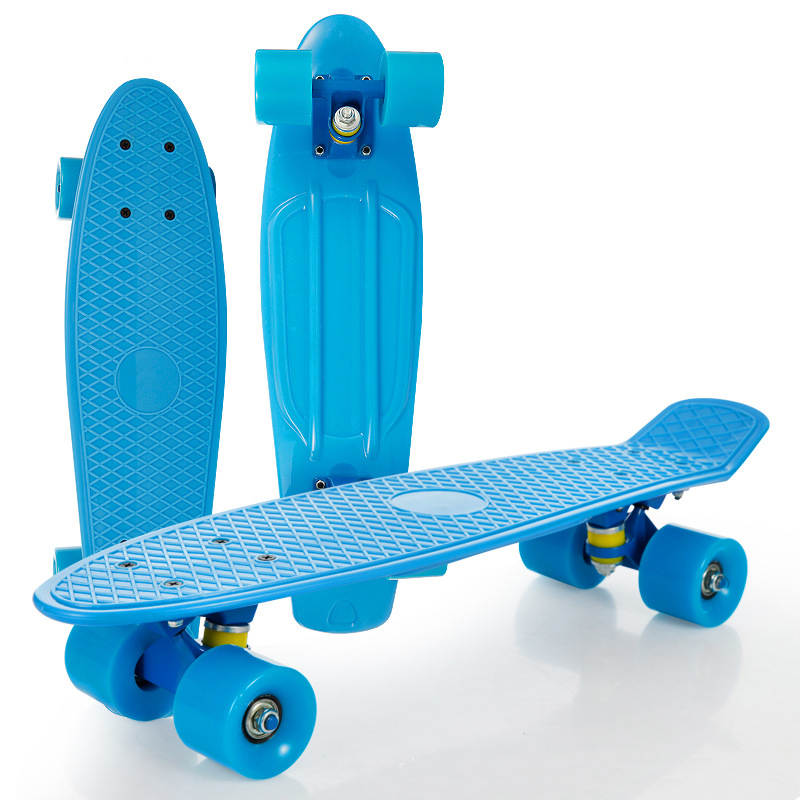 17''RETRO STYLE SKATEBOARD 3ASST COLOURS W/TAG