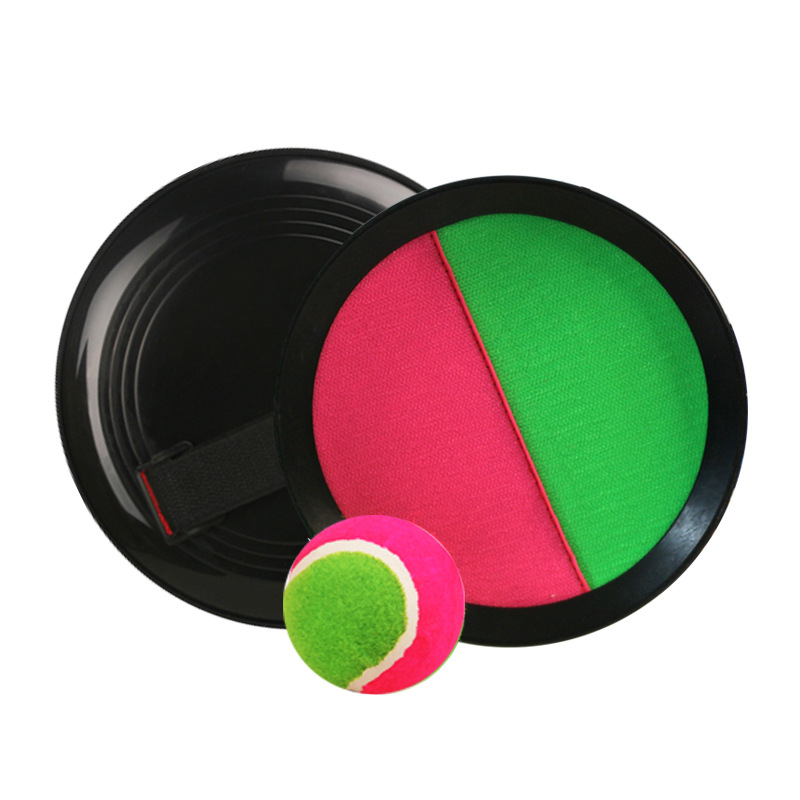 6'' CATCH BALL SET W/VELCRO CATCH BALL IN P/BAG H/CARD