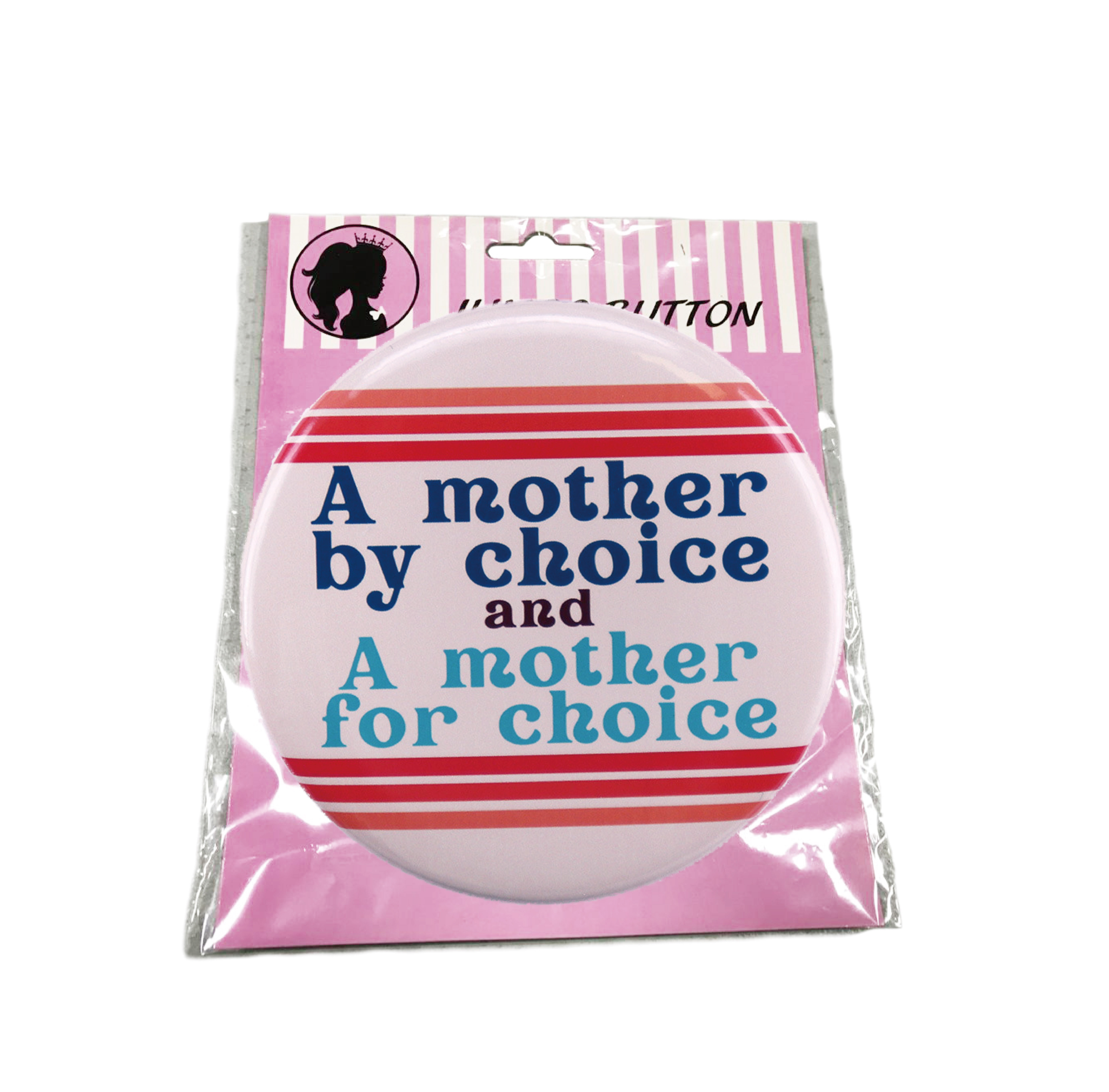 16CM JUMBO MUM BADGE TIED ON CARD