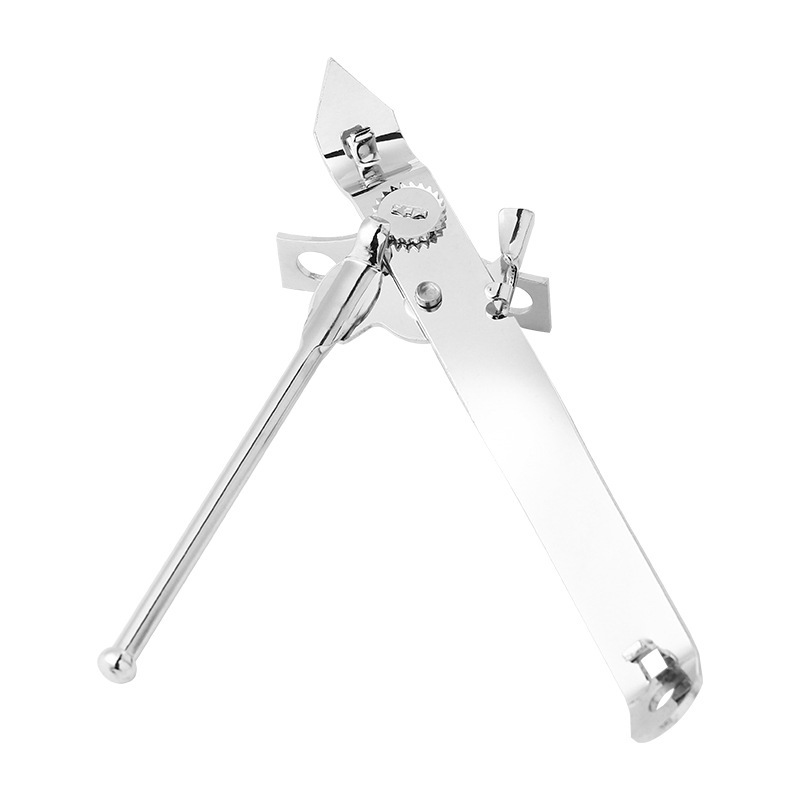STEEL BUTTERFLY CAN OPENER ON PVC COATED TIE ON CARD