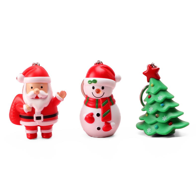 3ASSTD UP XMAS KEYRING WITH IN 24PC DISPLAY BOX