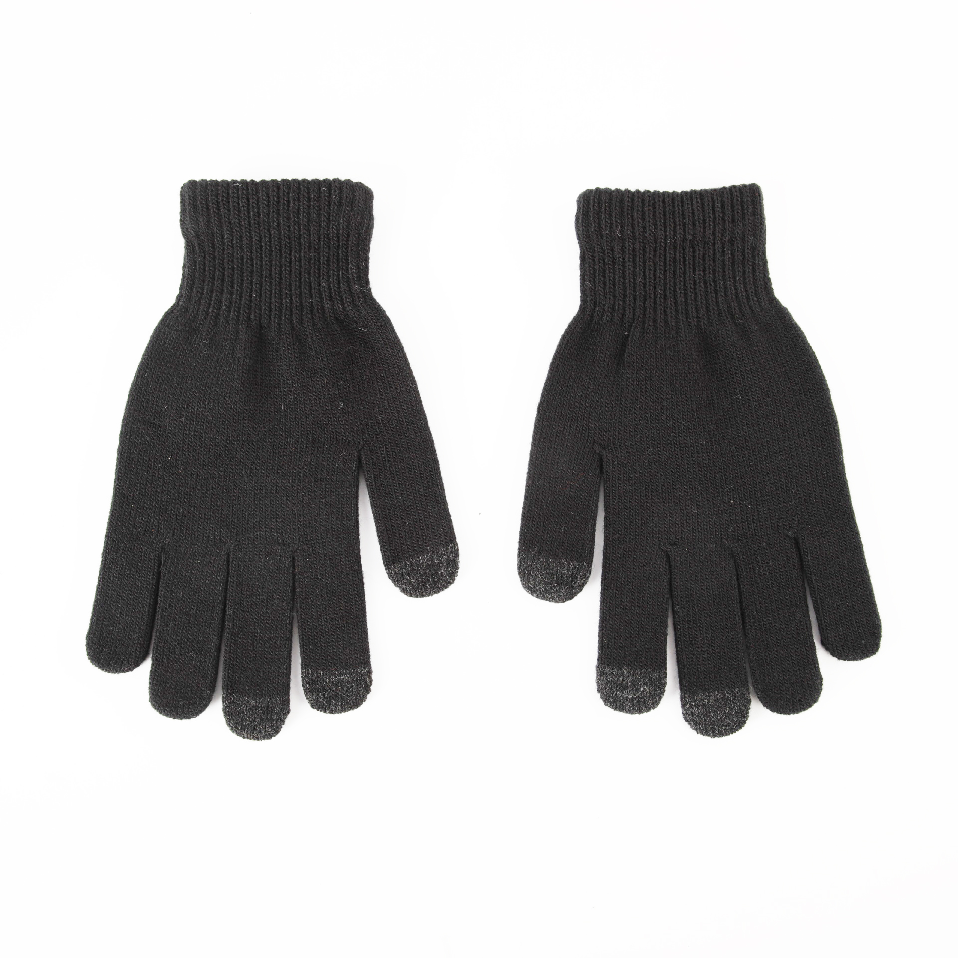 UNISEX BLACK MAGIC GLOVES W/I- TOUCH FINGERS W/HANGTAG