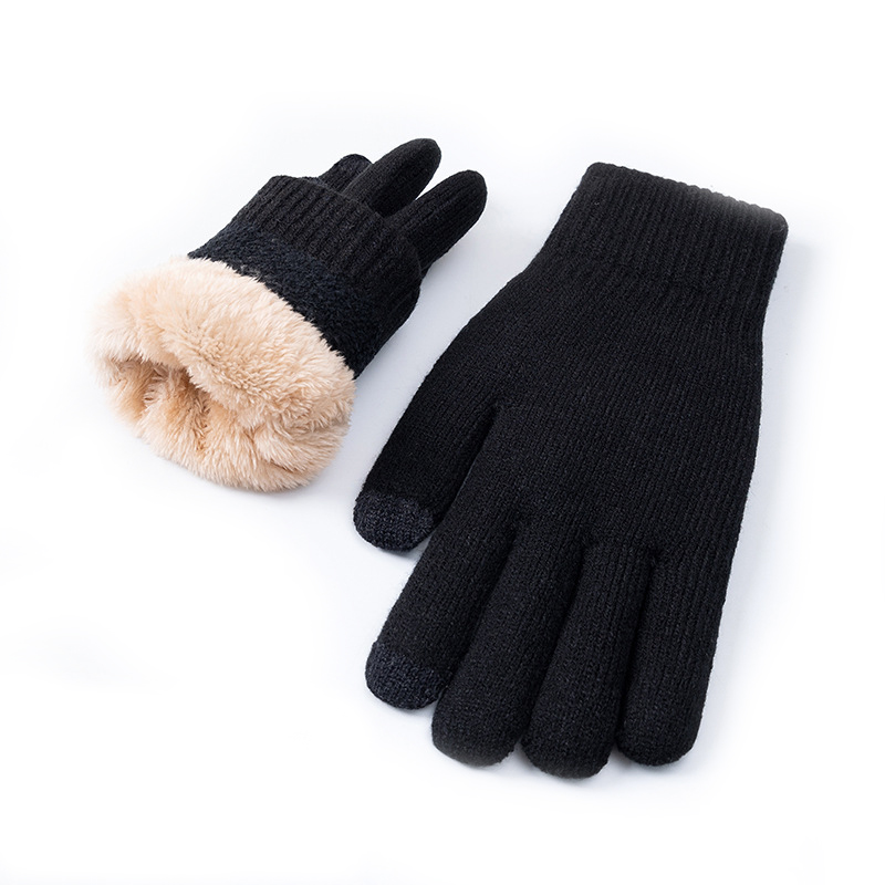 MENS HEAVY WEIGHT THERMAL INSULATION KNITTED GLOVES