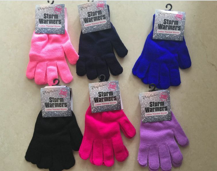 LADIES SOLID COLOUR MAGIC GLOVES